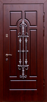 Дверь с ковкой №18